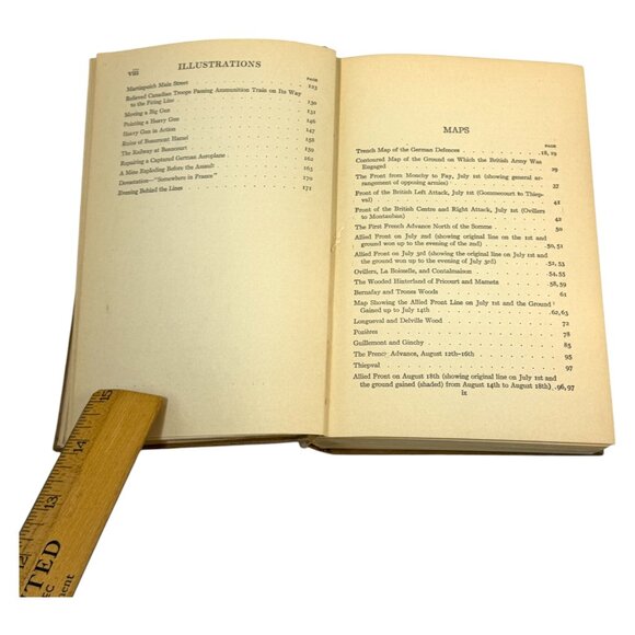 The "Battle of the Somme" J Book HC Antique 1917 Picture Cover Grosset Dunlap - Picture 9 of 16